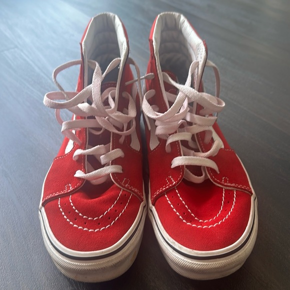 Vans Shoes - Red Vans Women’s Size 9